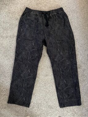 Service Works Xerox Camo Chef Pants Black Gray Mono sz L